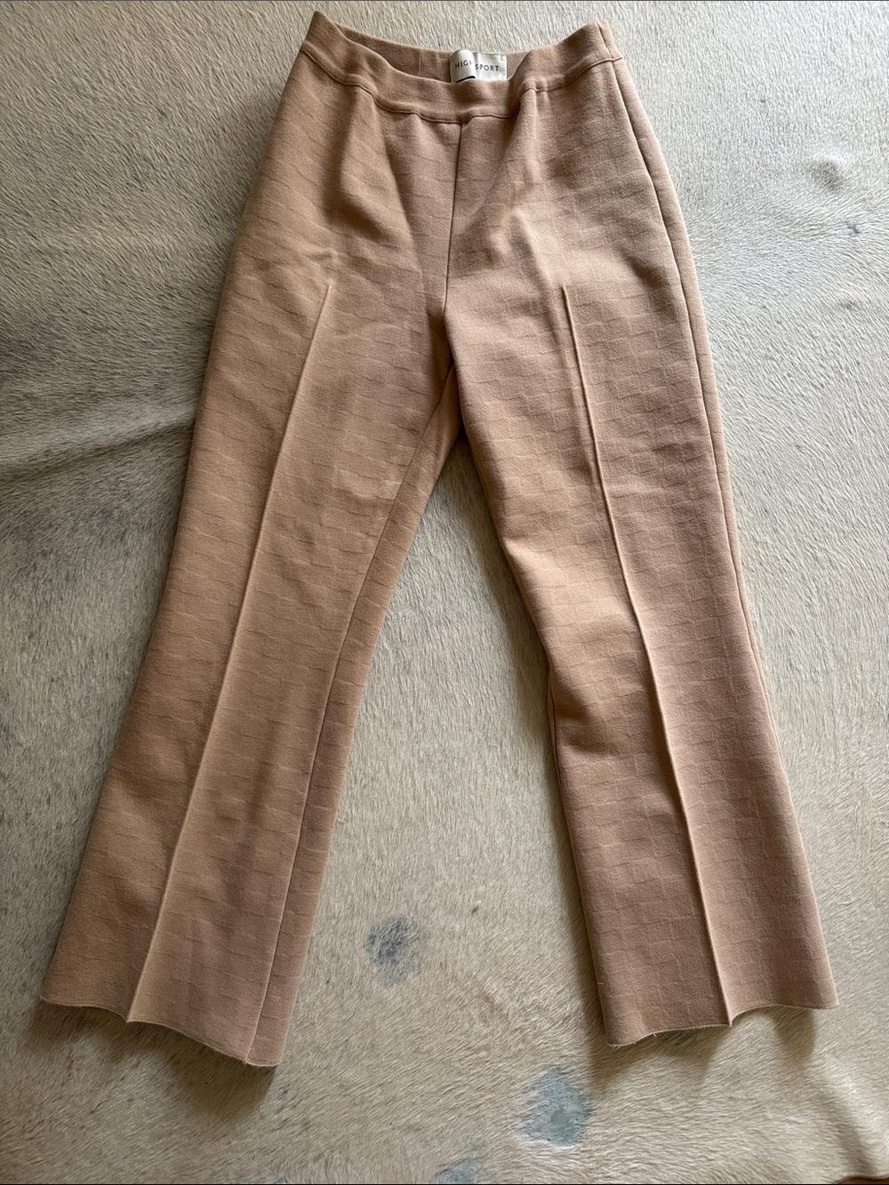 High Sport Kick Flares in Camel